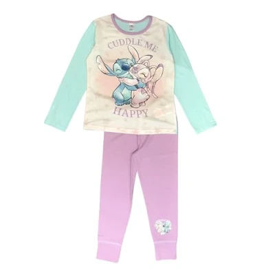 Imagen de Disney Lilo &amp; Stitch Conjunto de pijama 2 piezas para niñas, multicolor, 5 a 12 años, 7 8 años