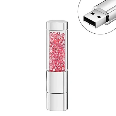 Imagen de GARRULAX Memoria USB, Pendive USB 2.0, Premium Impermeable Diamantes 8GB / 16GB 32GB Alta Velocidad Pen Drive Memory Stick Flash Memorias