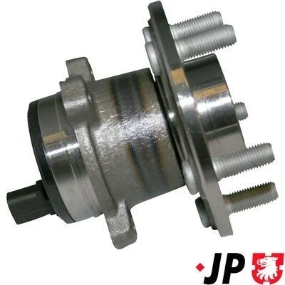 Imagen de JP GROUP 1551400300 Juego de cojinete rueda Eje trasero izquierda, trasero, derecha con sensor ABS incorporado,