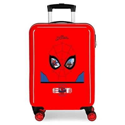Imagen de Marvel Spiderman Protector Maleta de cabina Rojo 38x55x20 cms Rígida ABS Cierre combinación lateral 34L 2 kgs 4 Ruedas dobles Equipaje Mano