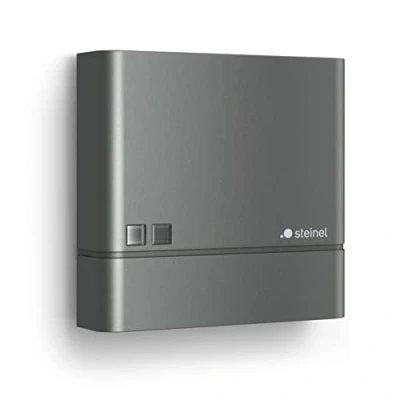 Imagen de Steinel NightmatIQ Dispositivo de control crepuscular, en color antracita, con sensor luz para iluminación exterior, grado protección IP54 y consumo 230 V