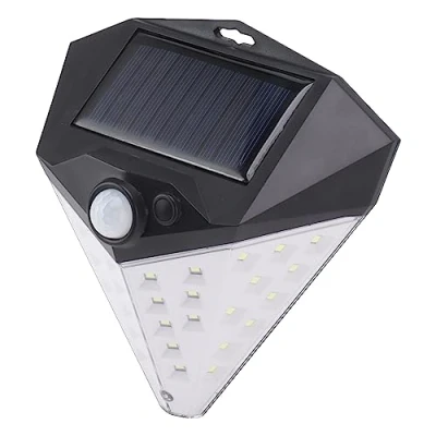Imagen de BROLEO Lámpara de Pared Calle, Sensor Movimiento Al Aire Libre la Luz Solar IP65 1200mAh LED para el Patio