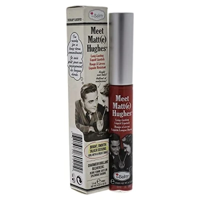 Imagen de theBalm Meet Matt(e) HugesLabial con acabado mateEfecto mateMatte liquid lipstickMaquillaje VeganoMake UpLabial vegano mateCruelty FreeVeggie Make Up Labial no PegajosoCommited