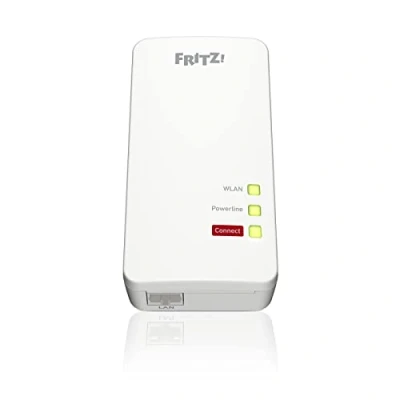 Imagen de AVM Fritz!Powerline 1260 Single WLAN International Adaptador/Extensor de Red por línea eléctrica, PLC, Compatible IEEE P1901, 1200 Mbps, Base WiFi AC integrada, Mesh, 1 Puerto Gigabit