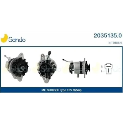 Imagen de SANDO 2035135.0 Alternador 12V 45A MITSUBISHI: L200 II Pick up, L300 / Delica Furgón