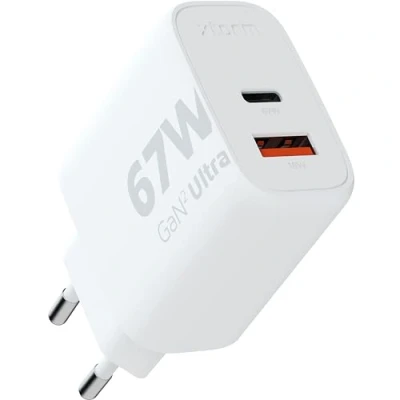 Imagen de Xtorm GaN2 Dual USB C Cargador Rápido 67W Blanco