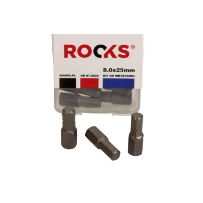 Imagen de ROOKS OK 07.0026 Kit de puntas tornillo Caja plástico 10