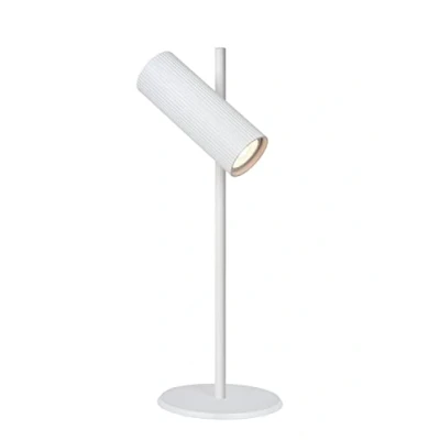 Imagen de Lucide De mesa Clubs cabeza giratorio e inclinable blanco