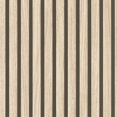 Imagen de Rasch Papel pintado 499315 de color beige con aspecto madera, paneles 3D en moderno Skandi la colección Factory V