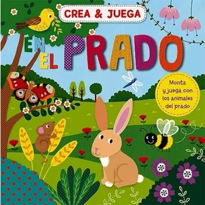 Imagen de En el prado: Monta y juega con los animales del prado (CREA &amp; JUEGA)