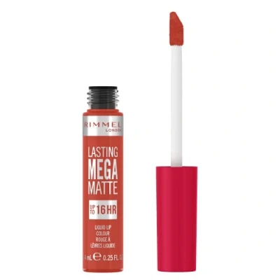 Imagen de Rimmel London, Lasting Mega Matte, Labial fijo, 920, Scarlet Flames, 7.4 ml