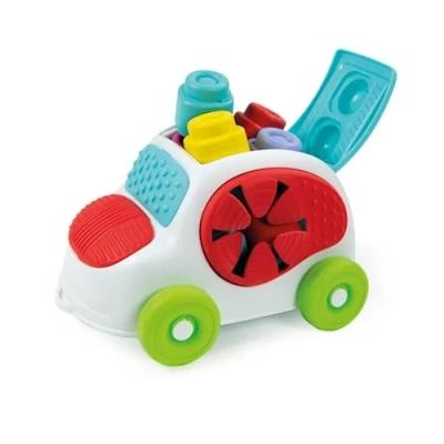 Imagen de Clementoni 17315 Soft Clemmy Vehiculo con Texturas construcciones blanditas para bebé a Partir de 6 Meses