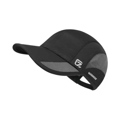 Imagen de GADIEMKENSD Quick Dry Sports Hat Lightweight Breathable Soft Outdoor Running Cap (Classic UP, Black)