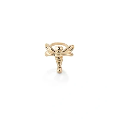 Imagen de Anillo libélula bañado en oro 18k