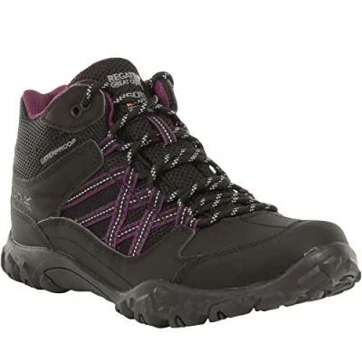 Imagen de Regatta Women&#039;s Edgepoint Waterproof Mid Walking Boots, Botas de Senderismo Mujer, Black, 40 EU