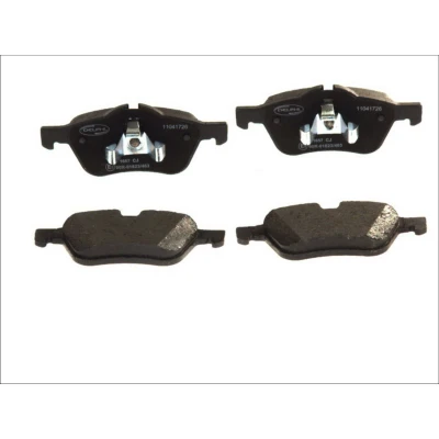 Imagen de DELPHI LP1657 Juego de pastillas freno preparado para indicador desgaste Chapa antichirridos sin accesorios MINI: Hatchback, Cabrio