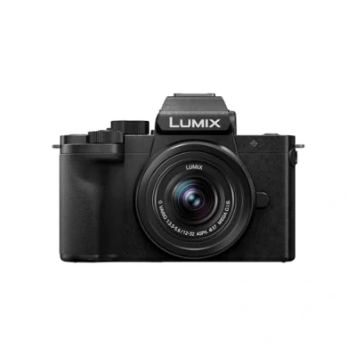 Imagen de Panasonic Lumix DC G100DKEGK Cámara Micro Cuatro Tercios Sin Espejo con Lente G Vario F3.5 5.6, 20.3MP, Vídeo 4K 30p y FHD 60, Vlogging, Monitor Ángulo Libre, USB C, Negro