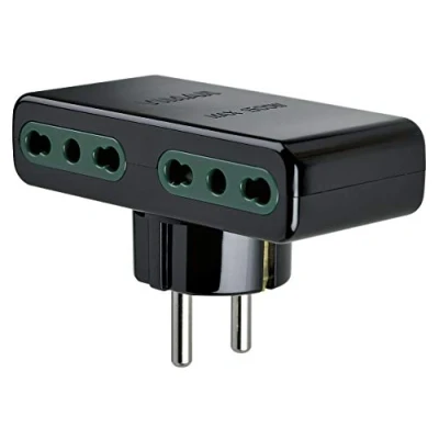 Imagen de Vimar RI.01166N Adaptador múlt.S31+4P17/11 Negro