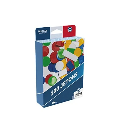 Imagen de Ducale, el Juego francés Caja de 100 fichas Color Viaje, 130010718