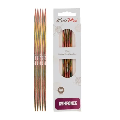 Imagen de Knit Pro K20107 Agujas para Calcetines, Metal, Multicolor, 20 cm / 3.50mm