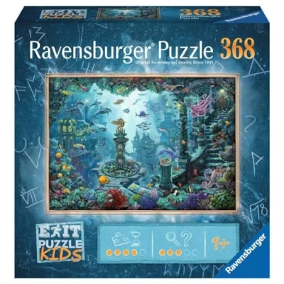 Imagen de Ravensburger Exit Puzzle Kids 13394 Im Unterwasserreich de 368 Piezas, para niños a Partir 9 años