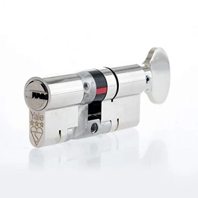 Imagen de YALE B YS3 3535NT Cilindro de 3 Estrellas, antirrobo, Alta Seguridad, (70 mm), Acabado en níquel, 35:35 (70mm)
