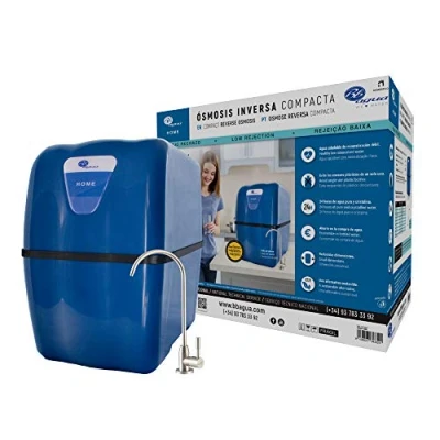 Imagen de Bbagua Home. Equipo de Osmosis Inversa Compacta 5 Etapas. Fácil Instalación Bajo encimera y cambio Filtros. rechazo. Agua saludable mineralización débil.