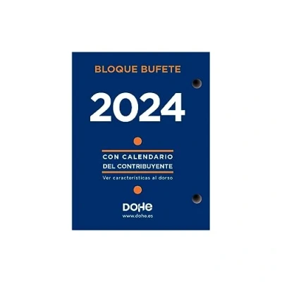Imagen de Dohe Taco Calendario 2024 Sobremesa Castellano Tamaño: 8,5x11 cm Día Página 12 Meses: Enero a Diciembre Material de oficina