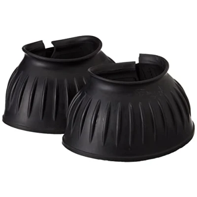 Imagen de Kerbl 325845 Campanas de goma (cierre velcro), color negro