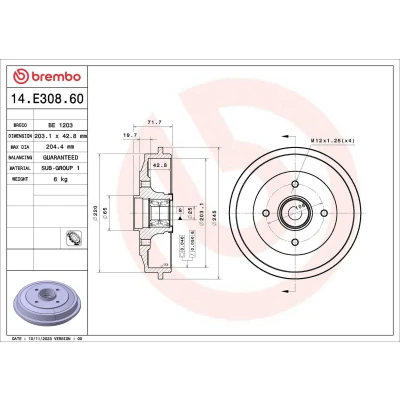 Imagen de BREMBO Disco de freno MERCEDES BENZ: CLS Shooting Brake, Coupé 344mm 32mm 5 perforado/ventil. int. 09.C612.51 Discos freno,