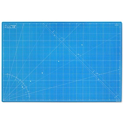 Imagen de Elan Base de Corte A1 Azul, Alfombrilla para Patchwork, Autocicatrizante, Tabla Costura, Autorregenerable, Alfombra 90cm x 60cm