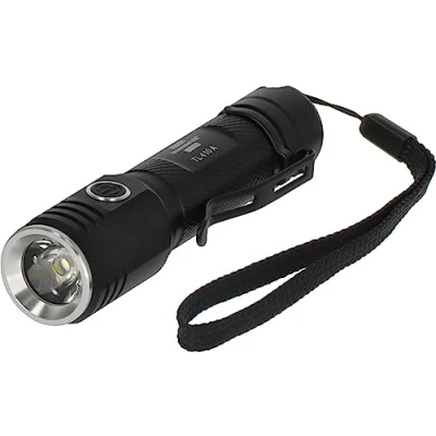 Imagen de Brennenstuhl linterna recargable LED LuxPremium TL 410 A/lámpara de mano con Osram brillante (400lm, hasta 29h autonomía, 131m alcance luminoso, IP44)