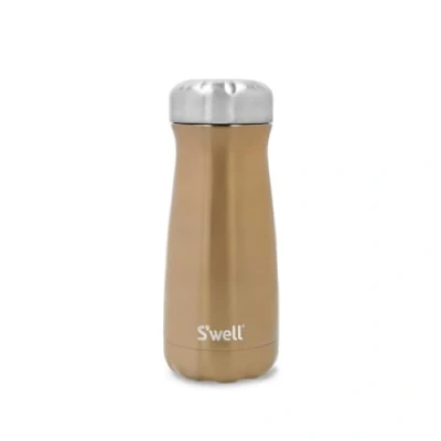 Imagen de S&#039;well Traveler Drinks Bottle, Pyrite, 470ml. Vacuum Insulated Travel Bottle Keeps Cold and Hot BPA Free Stainless Steel Water