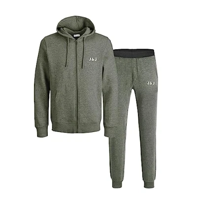 Imagen de JACK &amp; JONES Conjunto de jaclounge para hombre, Verde (Rosin), XXL