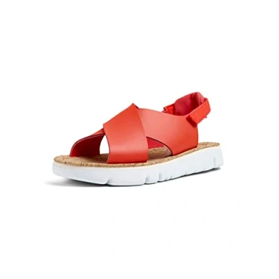Imagen de Camper Oruga K200157, Sandalia Plana Mujer, Rojo, 36 EU
