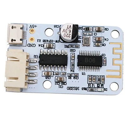 Imagen de DollaTek Tablero de DC 5V 2x3W Bluetooth Receptor Audio Amplificador Digital Junta módulo Micro USB