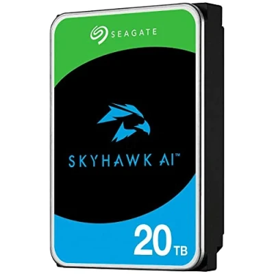 Imagen de Seagate Discos Duros Marca Modelo Skyhawk AI ST20000VE002 Disco Duro 20 TB Interno 3.5&quot; SATA 6Gb/s búfer: 256 MB con Recuperación de Datos Rescue 3 años