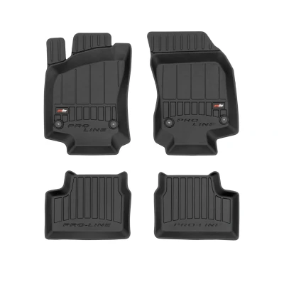Imagen de FROGUM 3D407091 Juego de alfombrillas suelo Caucho delante y detrás 4 negro Adaptado OPEL: Astra H GTC, Hatchback