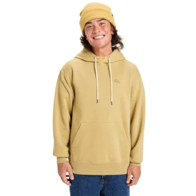 Imagen de Quiksilver Sudadera de Forro Polar con Capucha Salt, Color Beige