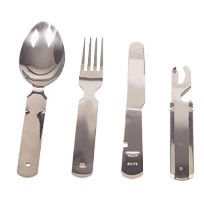Imagen de MFH Essbesteck Bw 4 Teilig Schwere Ausführung, Instrument Parts And Accessories Ausfã Hrung Silber, Plata, 1 Pack