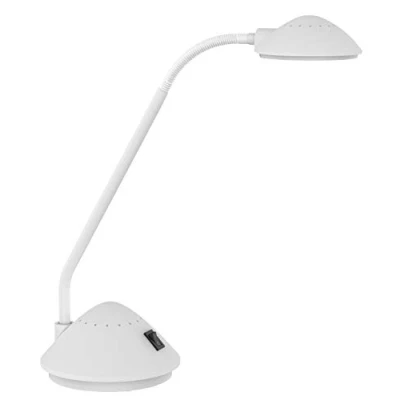 Imagen de MAULarc Lámpara de mesa LED con brazo flexible, blanca