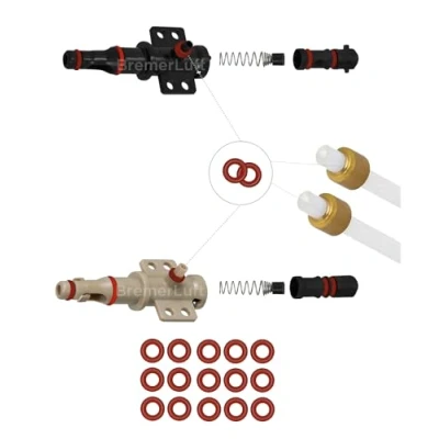 Imagen de 15 juntas tóricas para manguera de silicona 4 mm, cafeteras y automáticas, compatible con Saeco Philips, Siemens, Bosch, Krups, Spidem, Gaggia, Jura, Miele Melitta, AEG Neff