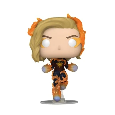 Imagen de Pop! Marvel Collector Corps Exclusive The Marvels Captain #1265 con estuche acrílico gratis
