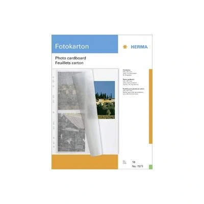 Imagen de Herma Photo Cardboard White 10 Sheets 7571