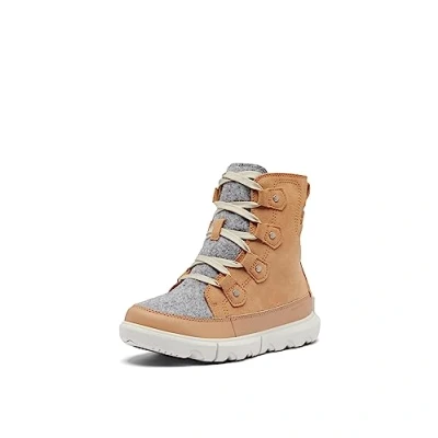 Imagen de Sorel Explorer Joan WP, Botas de Invierno Impermeables, Mujer, Tawny Buff/Moonstone Next Joan, 41 EU