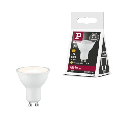 Imagen de Paulmann bombilla reflectora LED 2.700 K blanco GU10 8 W atenuable 36º