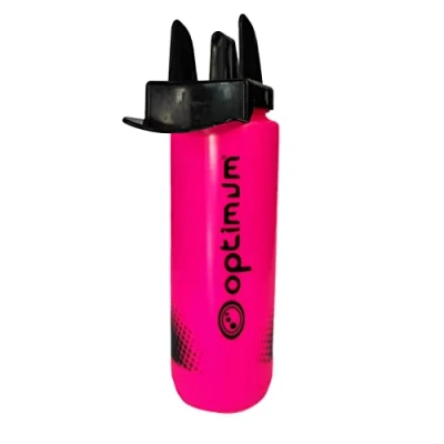 Imagen de Optimum Hygienic Aqua Spray Water Bottle, Rosa/Negro (Fluorescente), Talla única