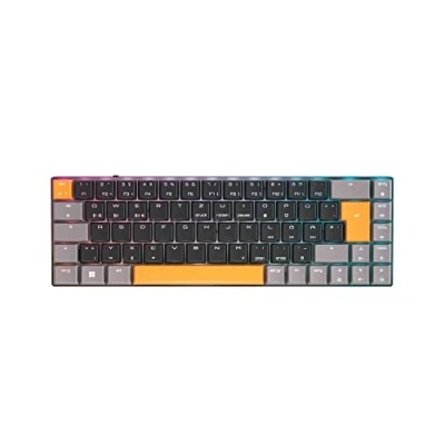 Imagen de CHERRY MX LP 2.1 Compact Wireless, Teclado Gaming Compacto Inalámbrico con 69 Teclas, Distribución de Alemán (QWERTZ), Iluminación RGB, Switches Mecánicos LOW PROFILE SPEED, Negro