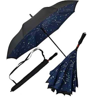 Imagen de iX brella Paraguas inverso automático invertido para abrir, Astro, 104 cm,