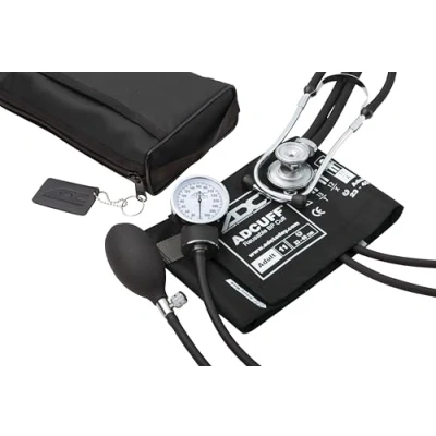 Imagen de ADC Combo II SR Kit de esfigmomanómetro aneroide/Estetoscopio profesional bolsillo para adultos formado por Prosphyg 768 y Estetoscopio Sprague 641